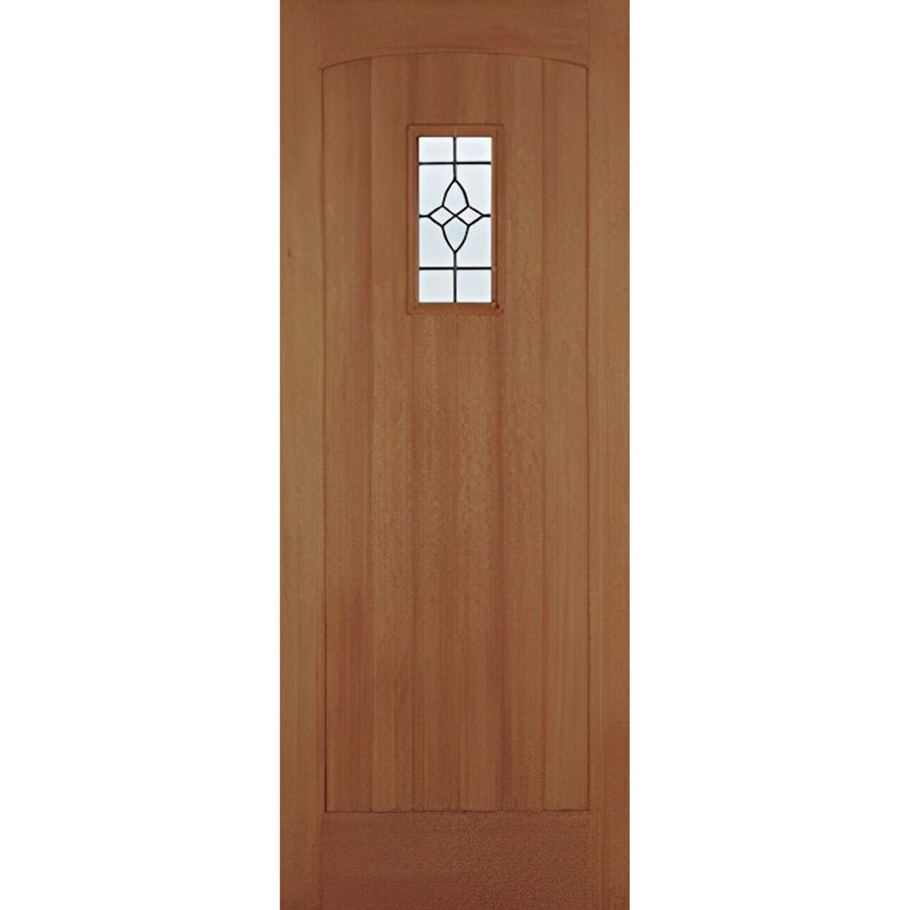 Product Cottage leaded glazed one-light hardwood external door