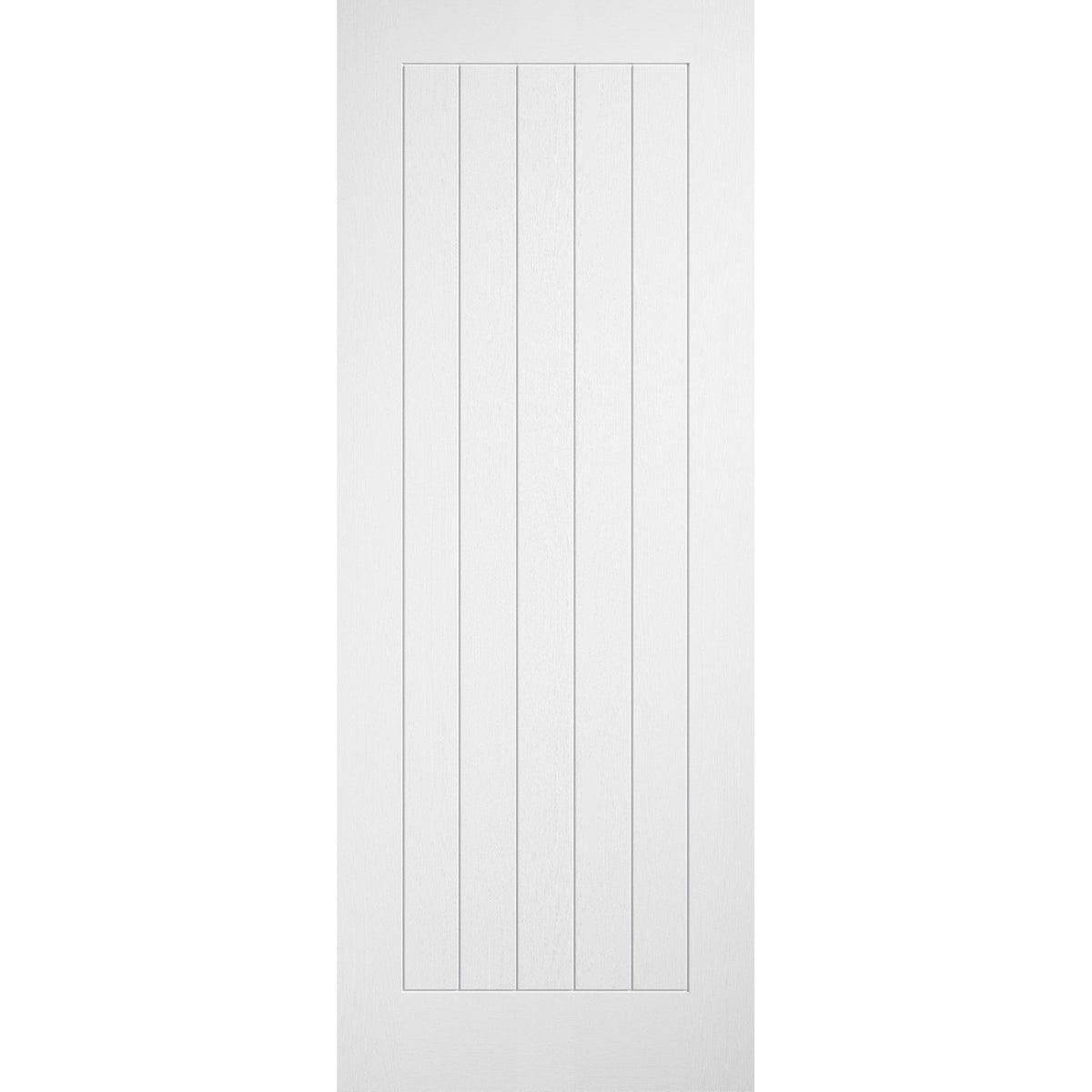 Cottage White Prefinished Laminate Fire Door - Main Product Image
