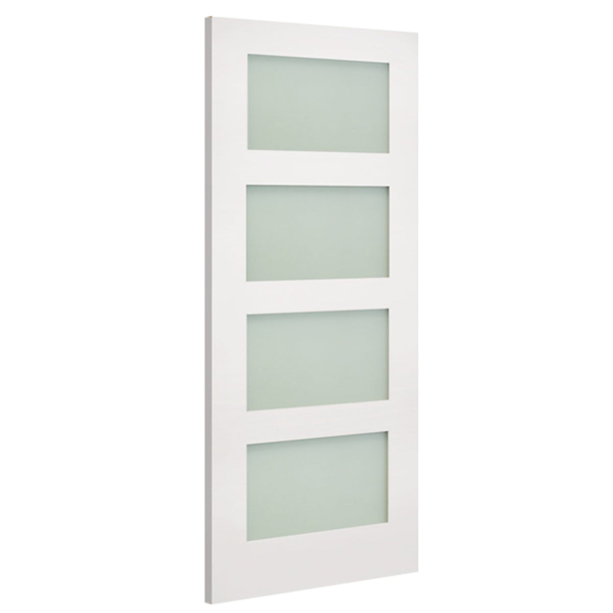 Coventry Internal White Primed Obsured Glazed Door - Lifestyle Image 1