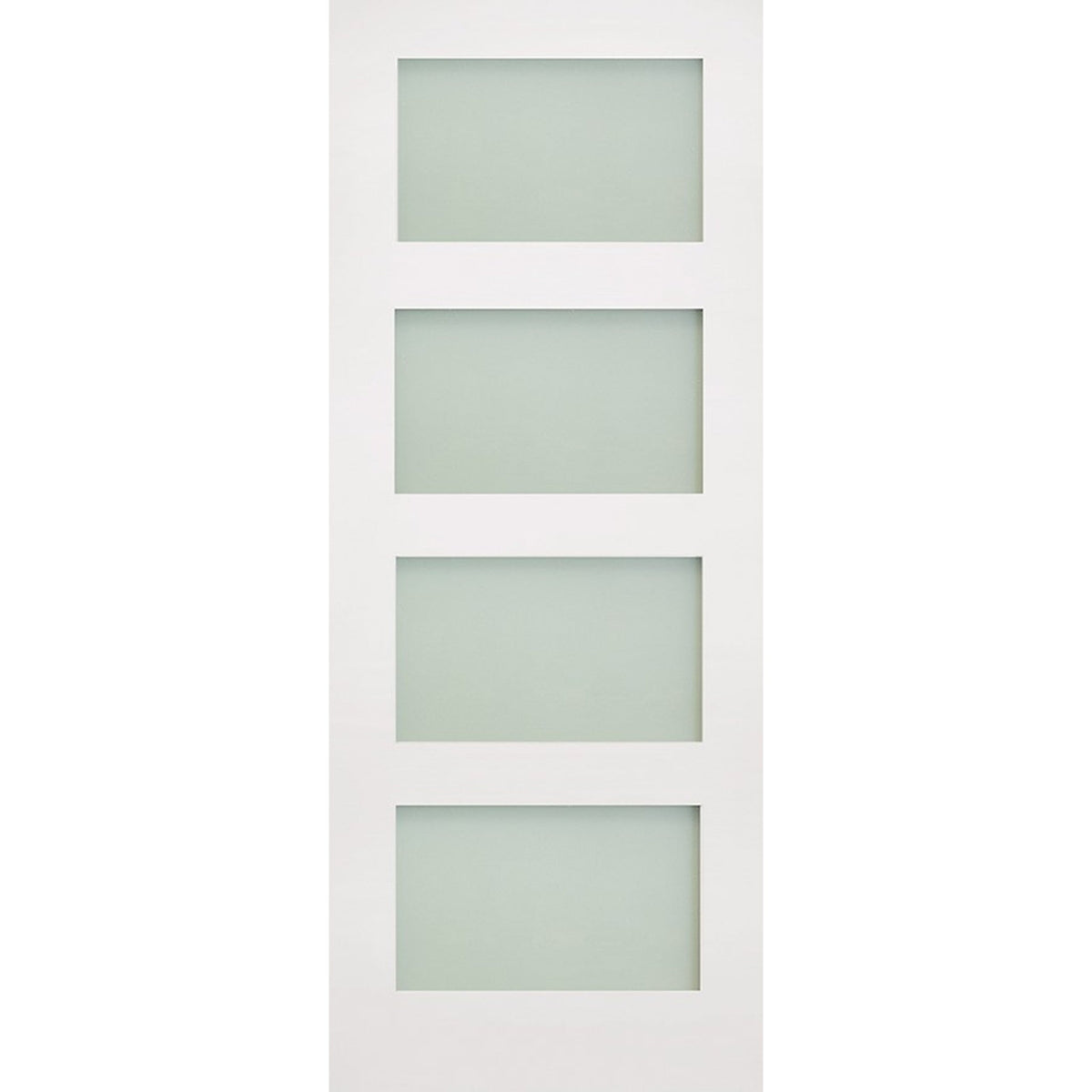 Coventry Internal White Primed Obsured Glazed Door - Main Product Image
