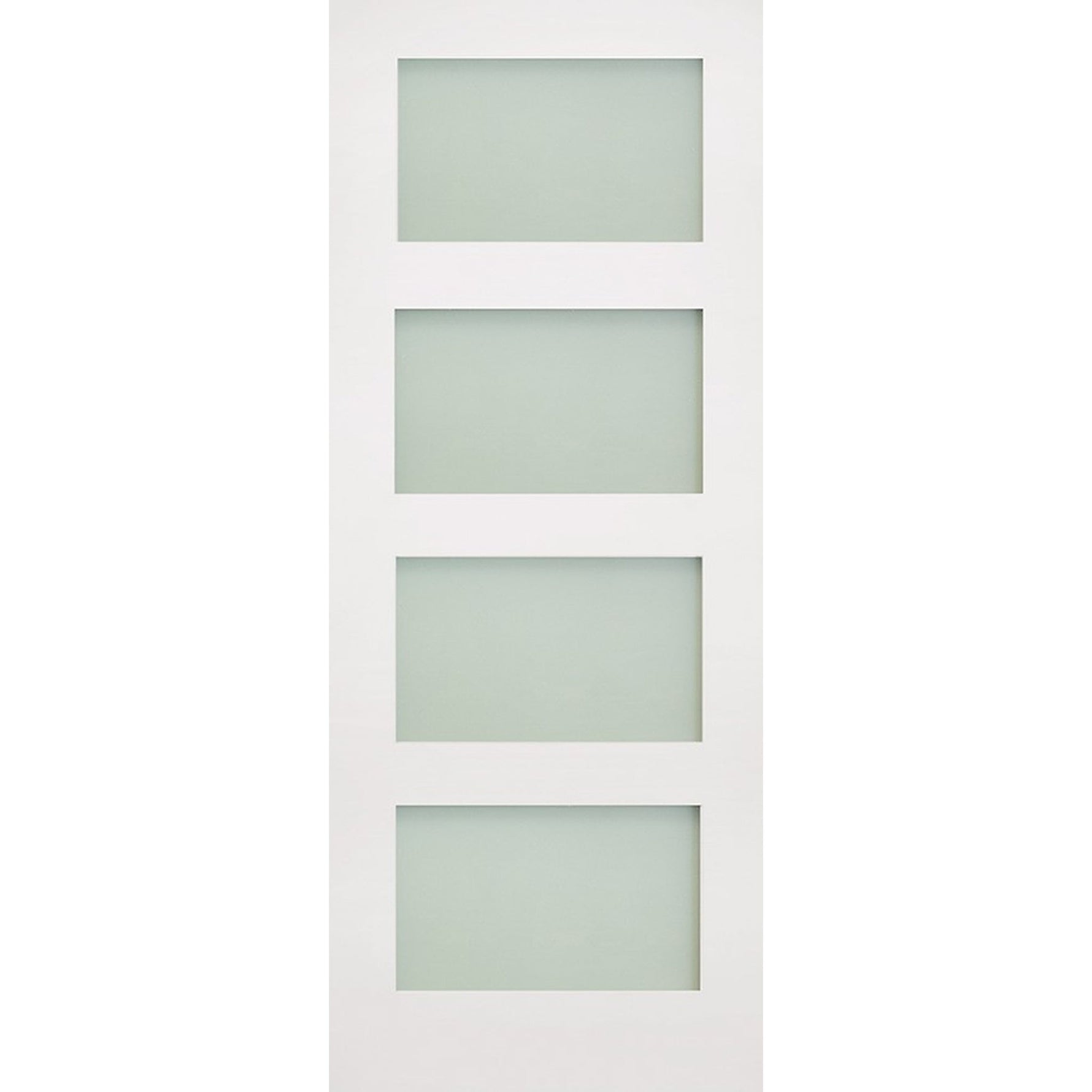 Coventry Internal White Primed Obsured Glazed Door - Main Product Image