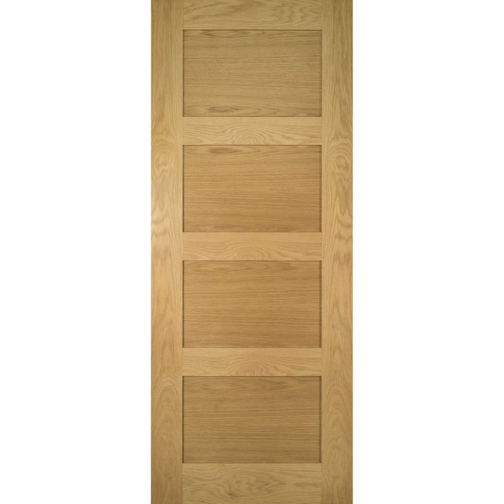 Product Coventry oak fire door on white background