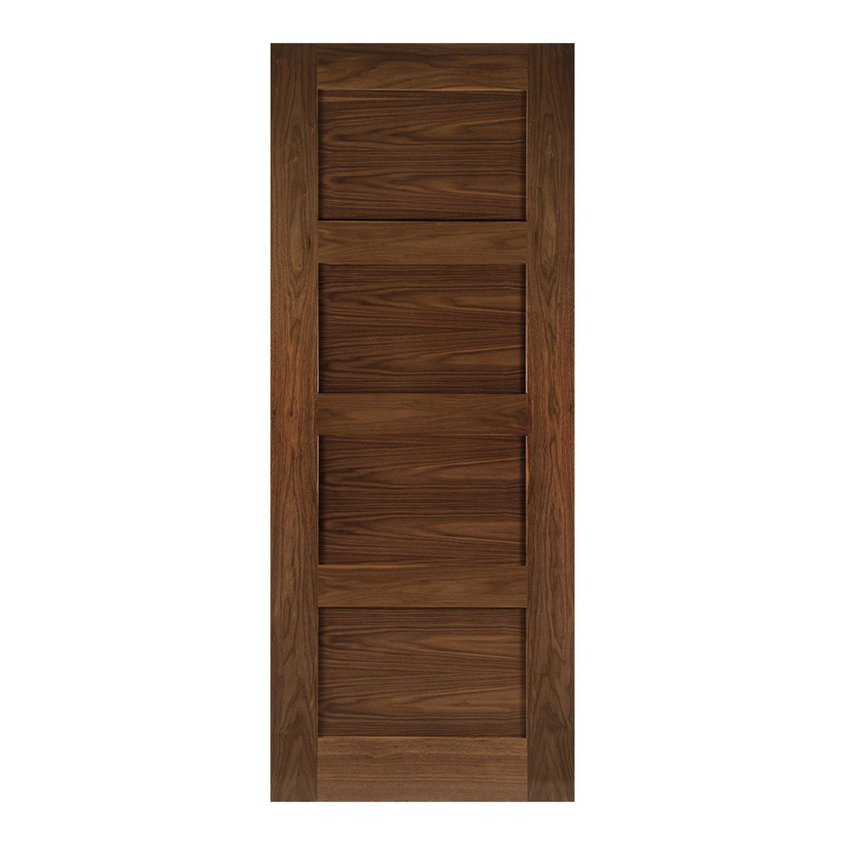 Coventry Pre-Finished Walnut Fire Door - Lifestyle Image 1
