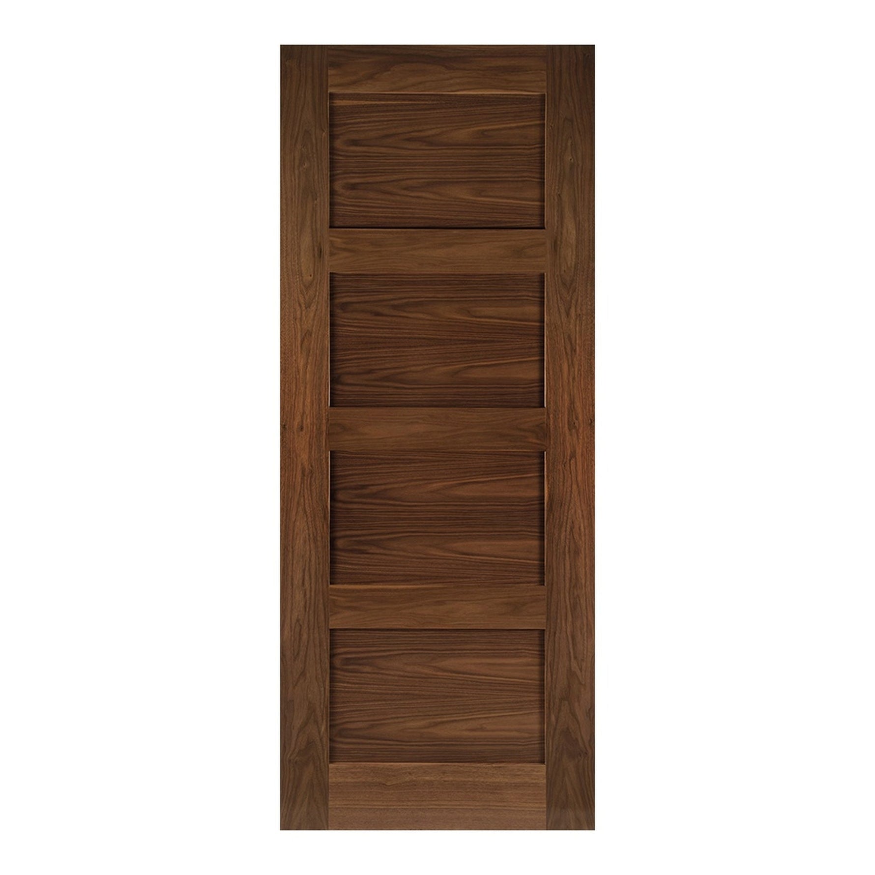 Coventry Pre-Finished Walnut Fire Door - Lifestyle Image 1