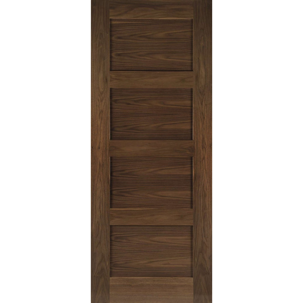 Product Coventry prefinished walnut fire door on white background