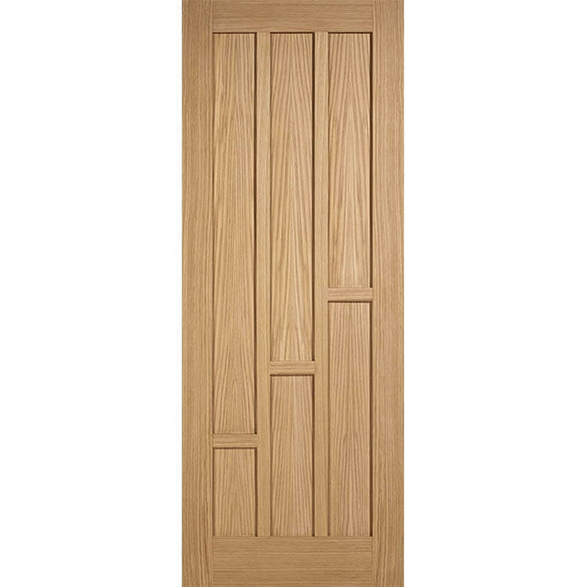 Coventry Prefinished Oak 6 Panel FD30 Internal Fire Door - Main Product Image