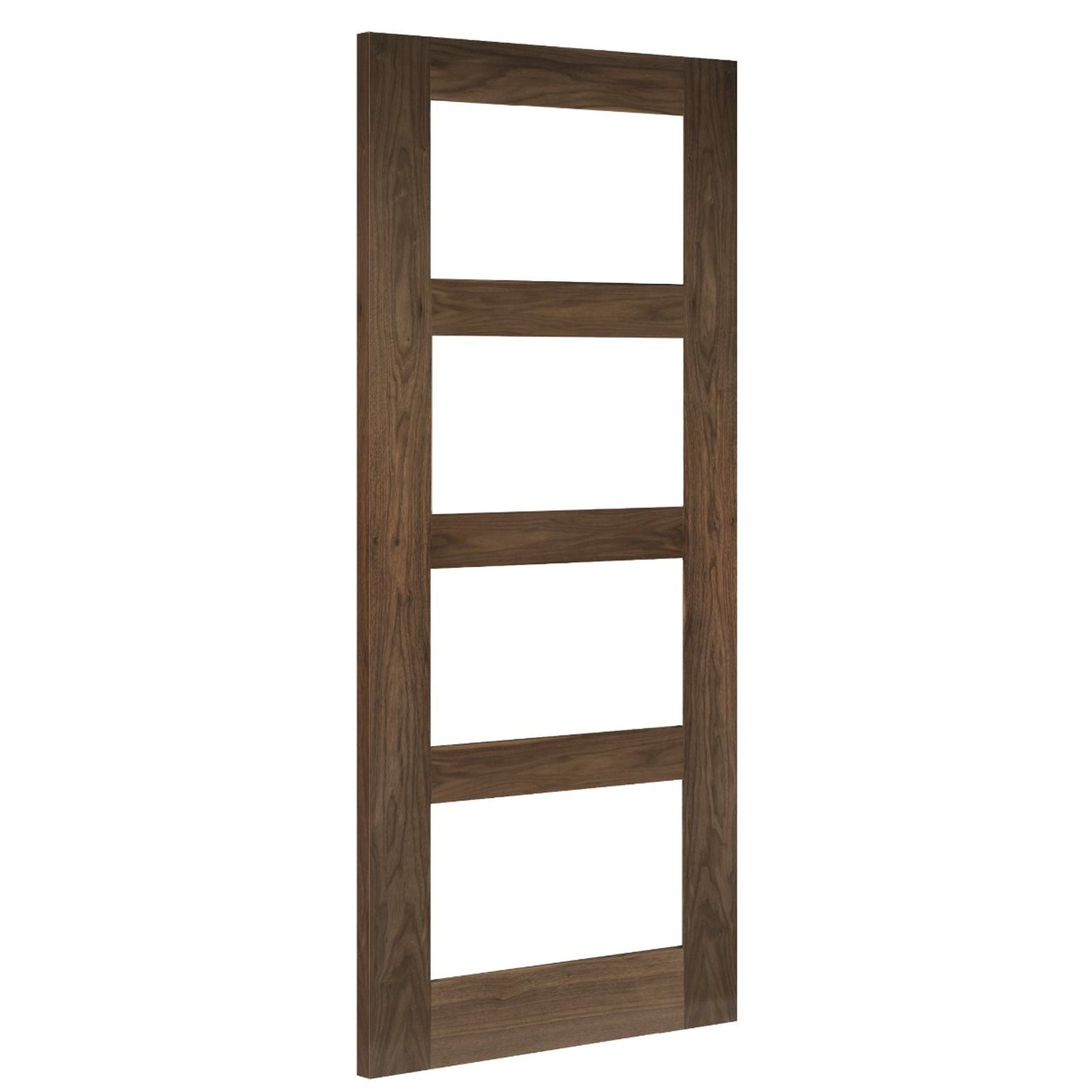 Coventry Prefinished Walnut Glazed FD30 Fire Door - Lifestyle Image 1