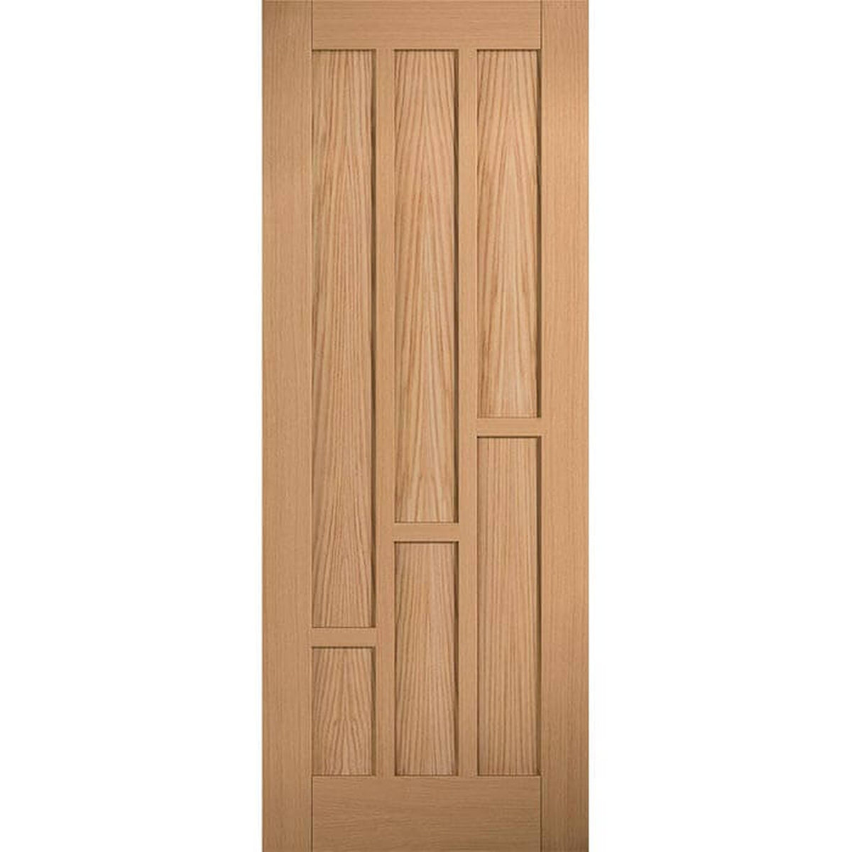 Coventry Unfinished Oak 6 Panel Internal Door - Main Product Image
