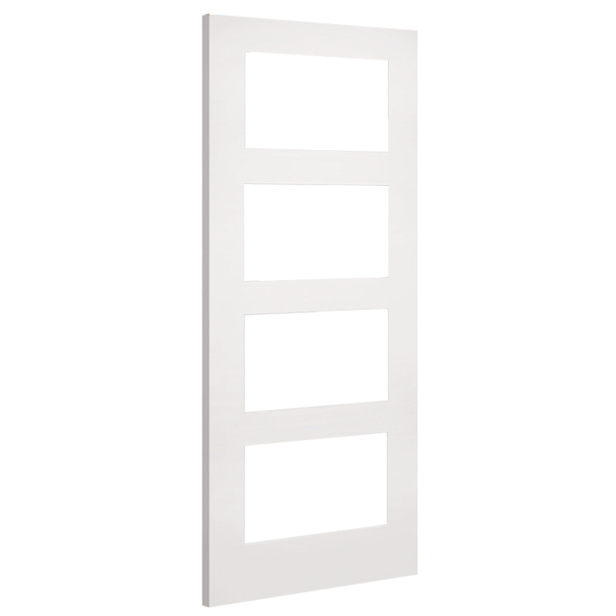 Coventry White Primed Glazed FD30 Fire Door - Lifestyle Image 1