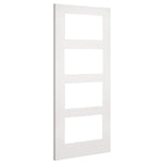 Coventry White Primed Glazed FD30 Fire Door - Lifestyle Image 1