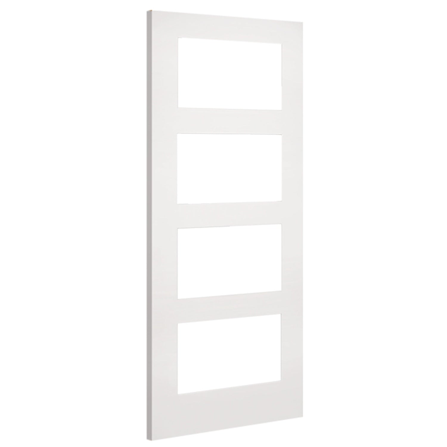 Coventry White Primed Glazed FD30 Fire Door - Lifestyle Image 1