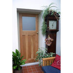 DX30 1930's Style Unglazed Oak Veneer Door - Lifestyle Image 1