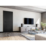 Dalston Black Prefinished Internal Door - Lifestyle Image 1