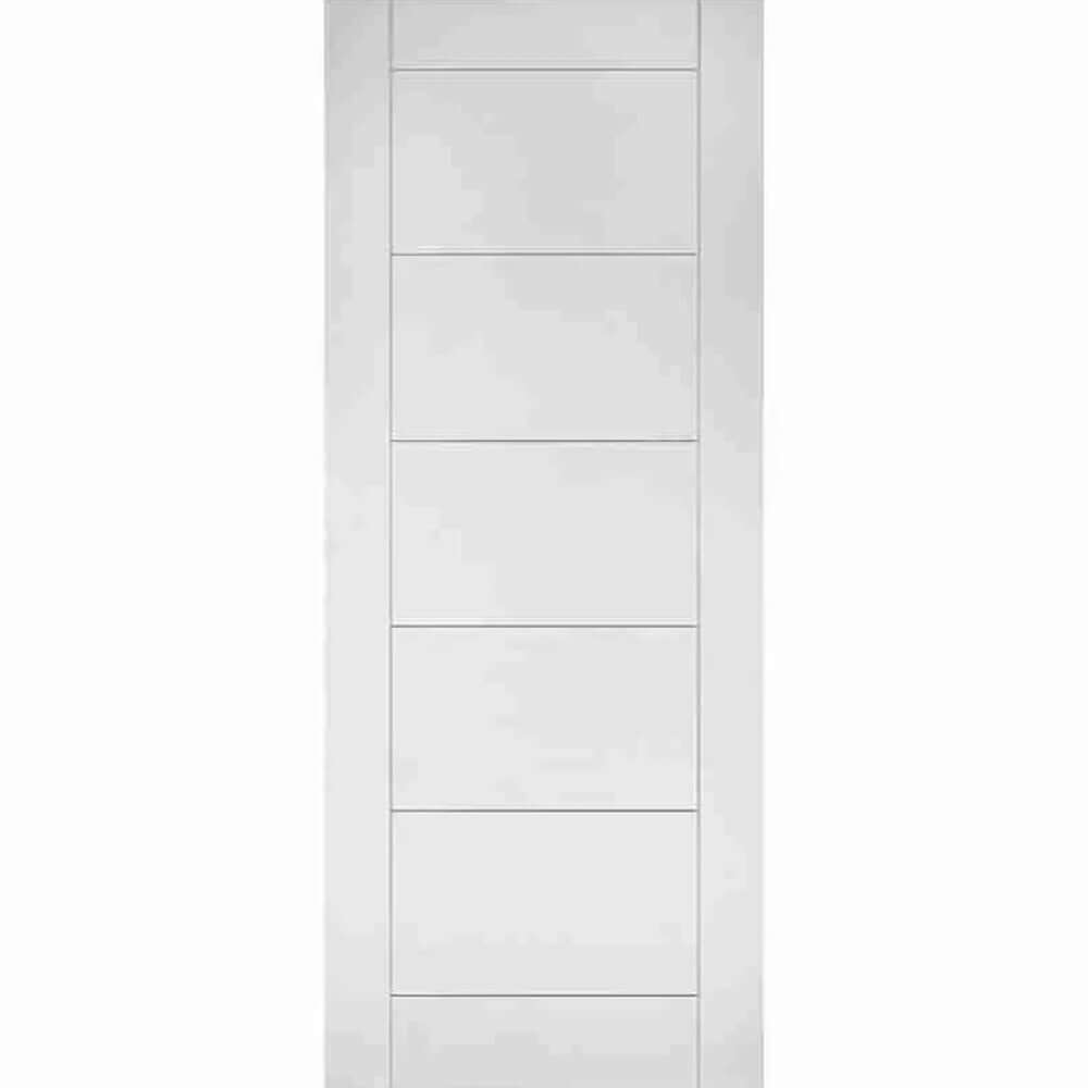 Deanta Seville White Primed Oak Fire Door Main image