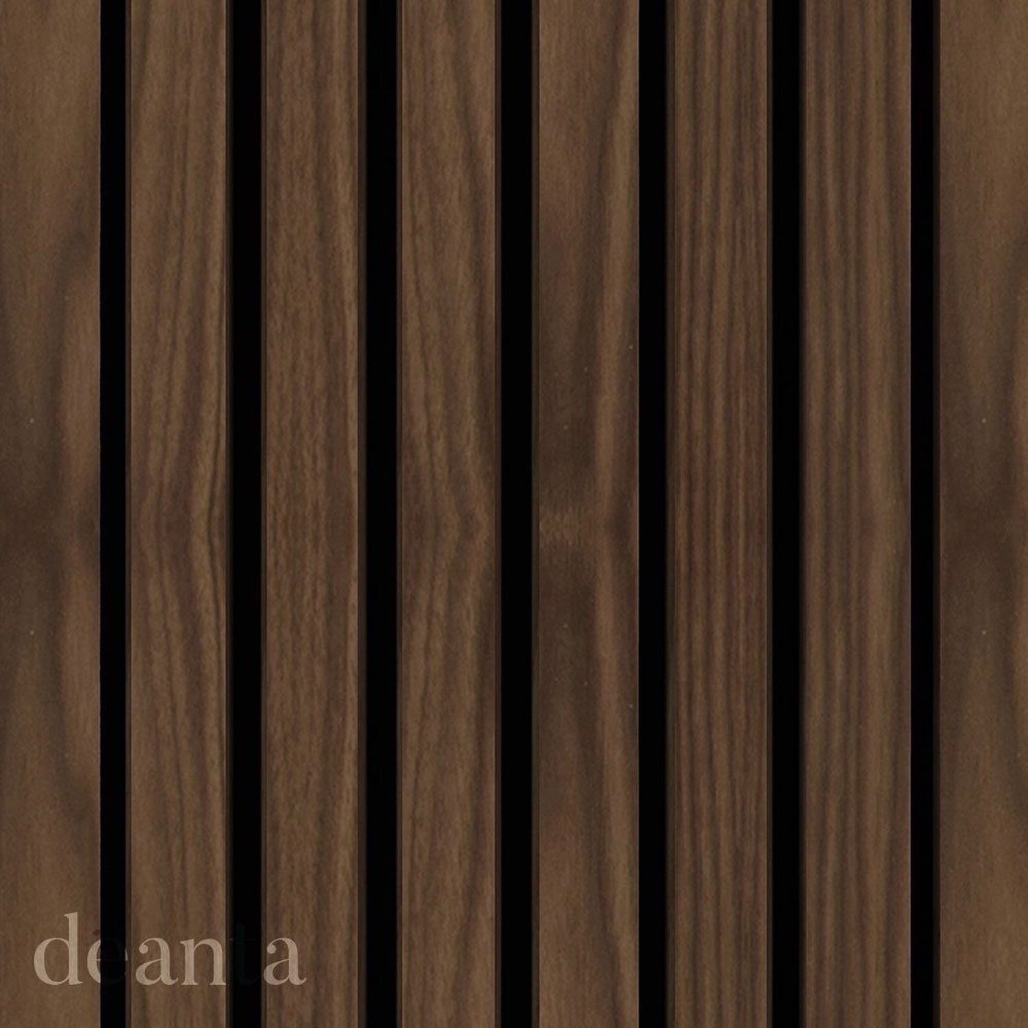 Deanta Acoustic Wall Panelling Walnut Plus - Lifestyle Image 1