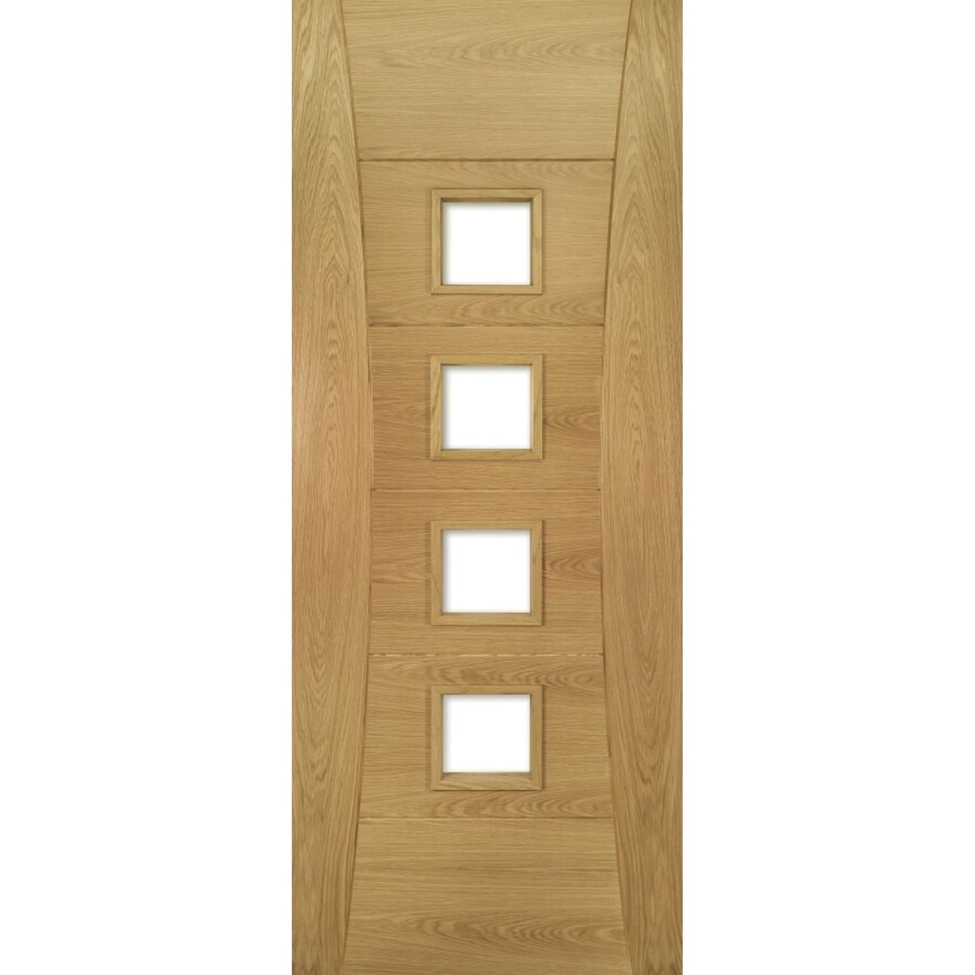 Deanta Pamplona Glazed Prefinished Oak Door - Main Product Image