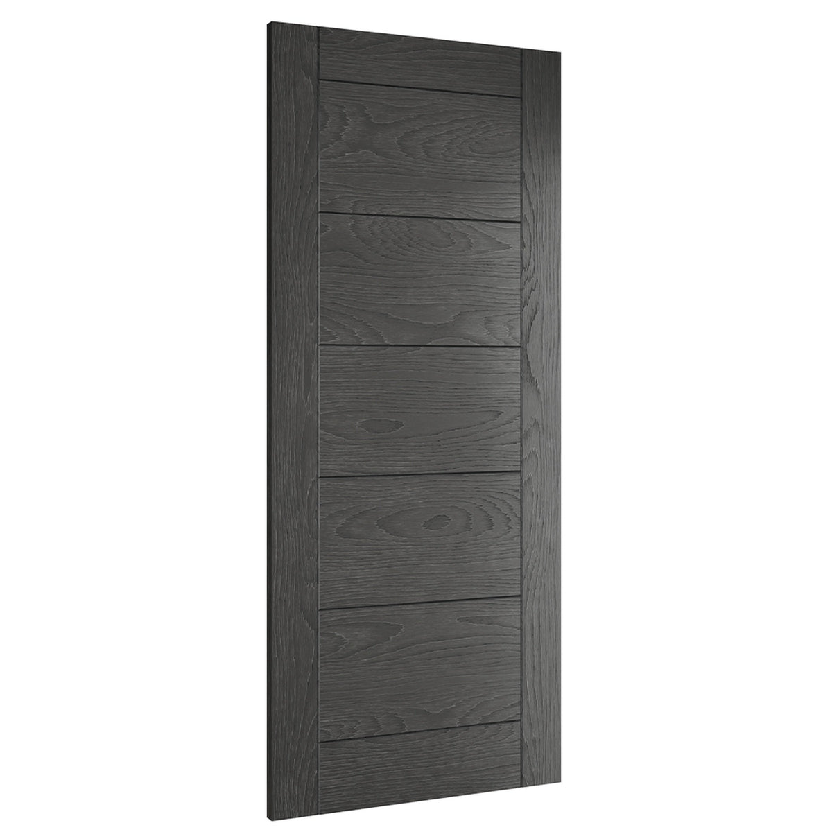 Deanta Seville Brushed Black Oak Interior Door - Lifestyle Image 1