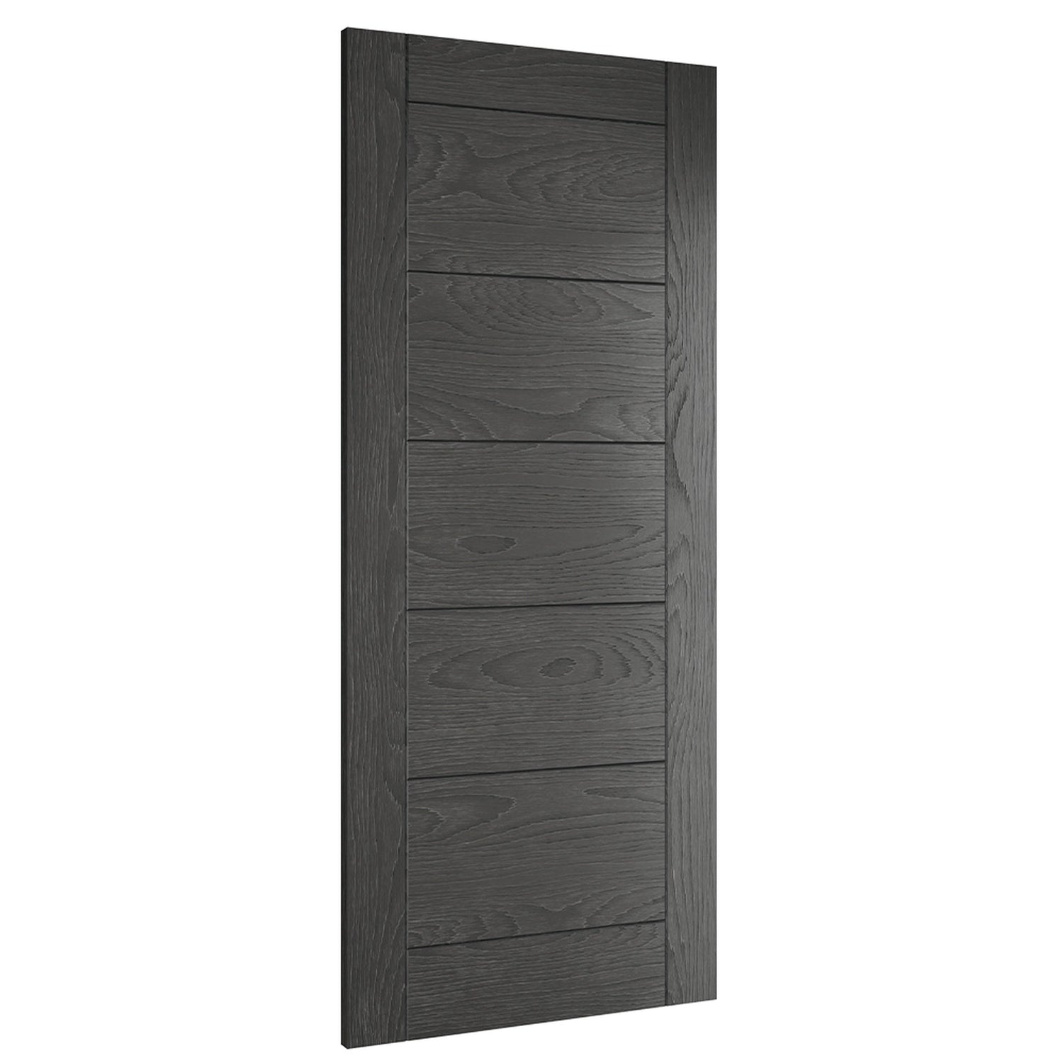Deanta Seville Brushed Black Oak Interior Door - Lifestyle Image 1