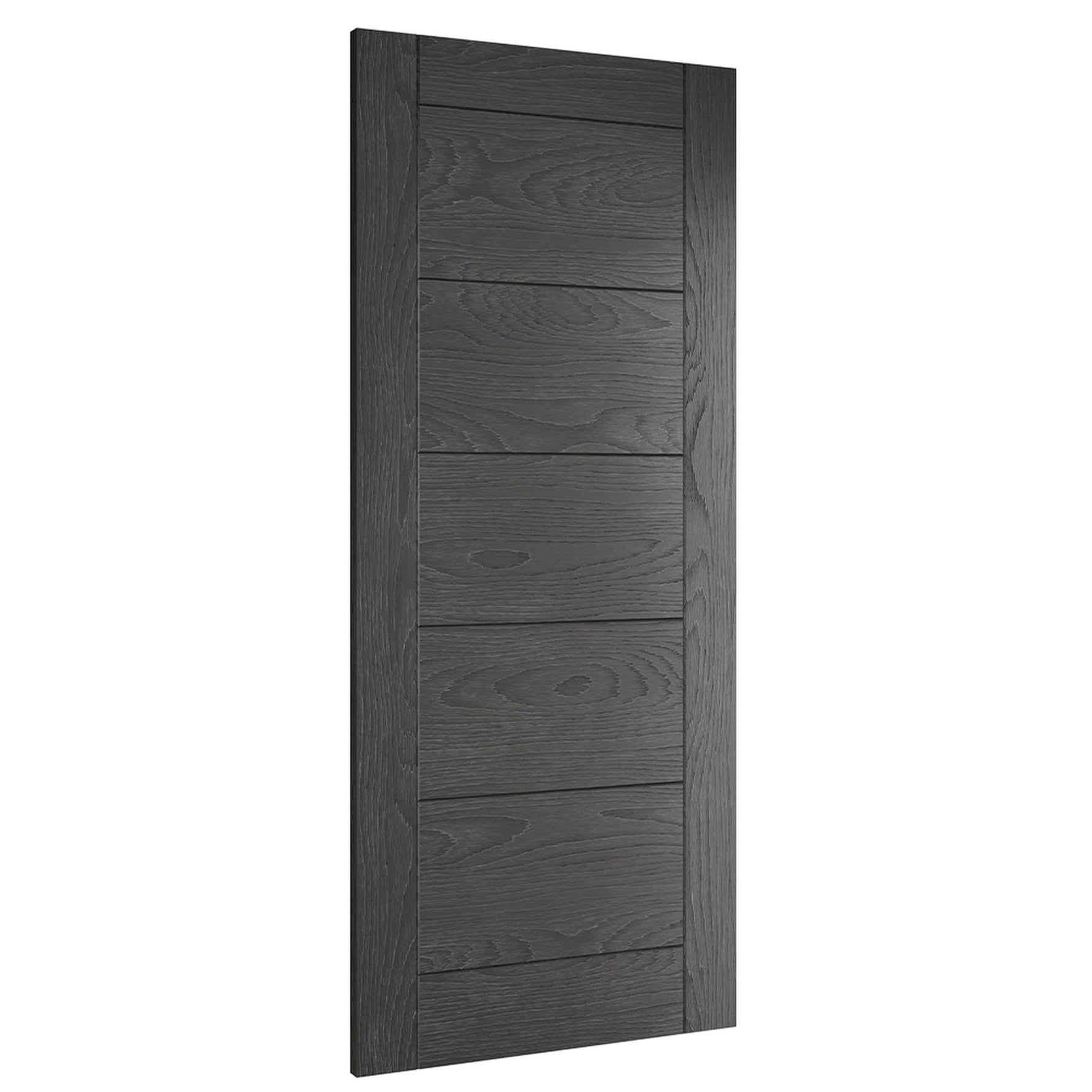 Deanta Seville Brushed Black Oak Interior Door - Lifestyle Image 1