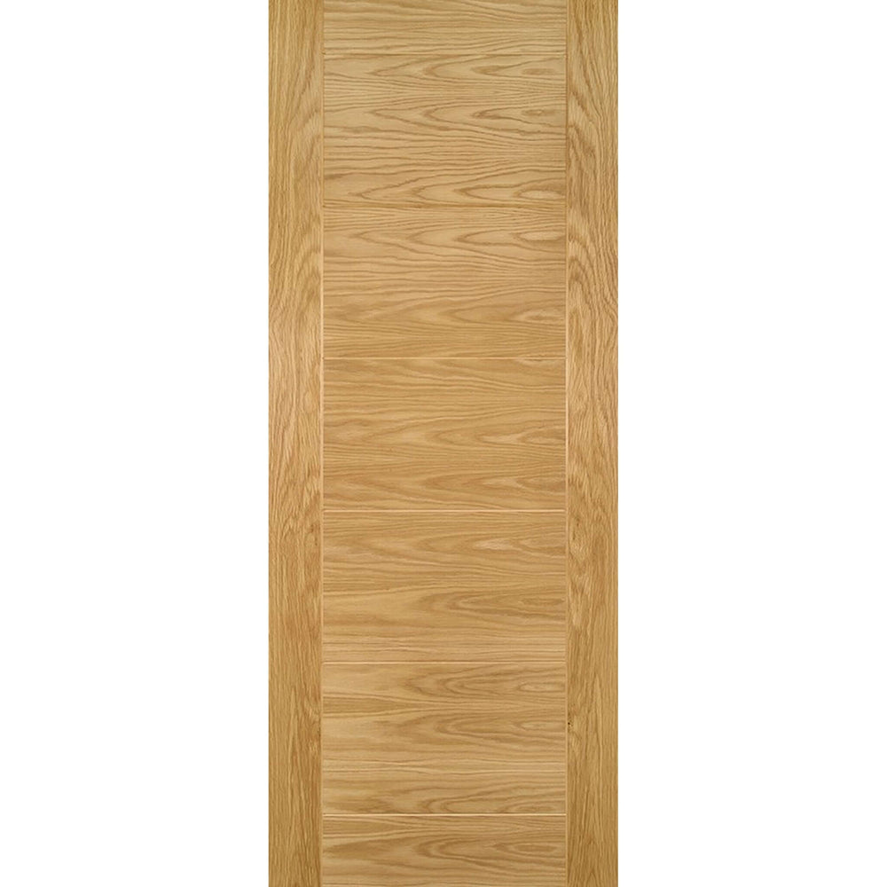 Lifestyle Deanta Seville prefinished oak internal door installed in a room