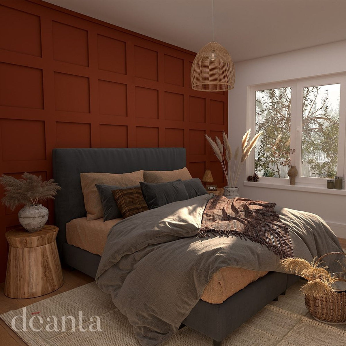 White Primed Shaker Wall Panelling - Lifestyle Image 1