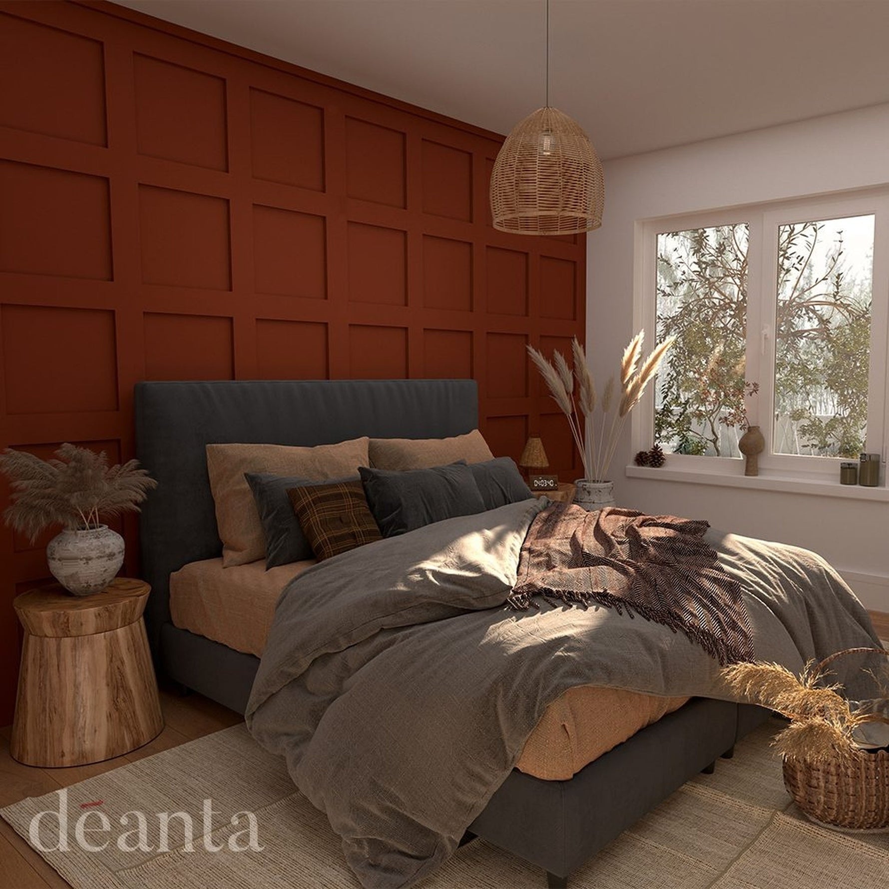 White Primed Shaker Wall Panelling - Lifestyle Image 1