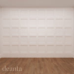 White Primed Shaker Wall Panelling - Main Product Image