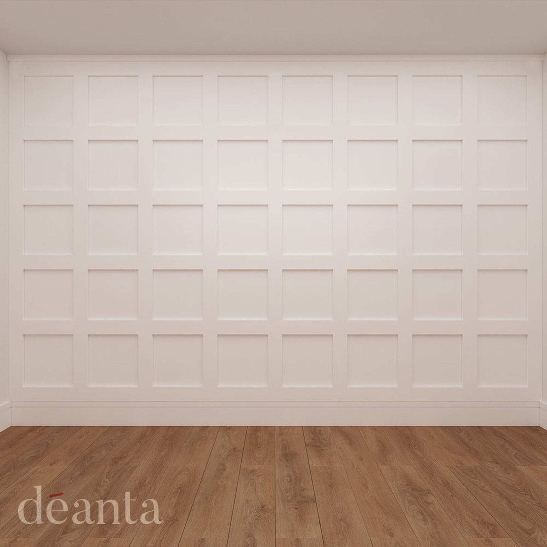 White Primed Shaker Wall Panelling - Main Product Image
