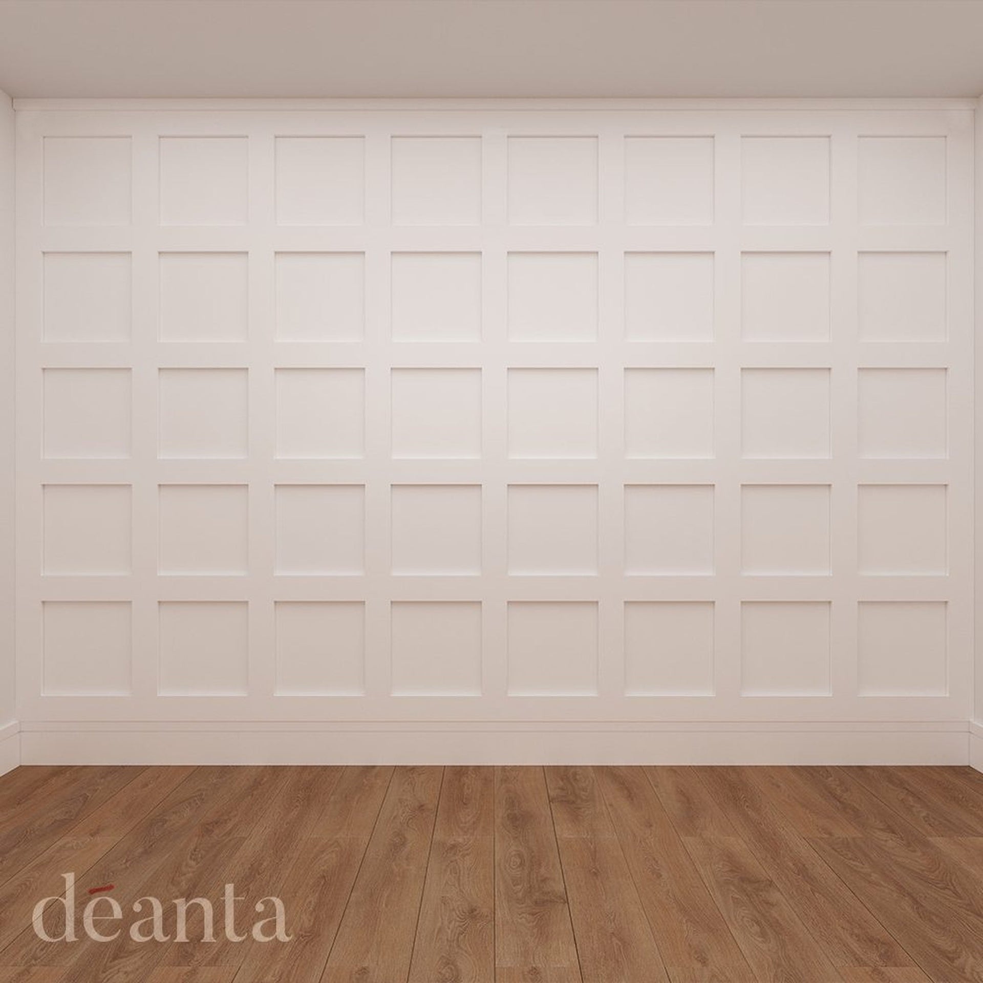 White Primed Shaker Wall Panelling - Main Product Image
