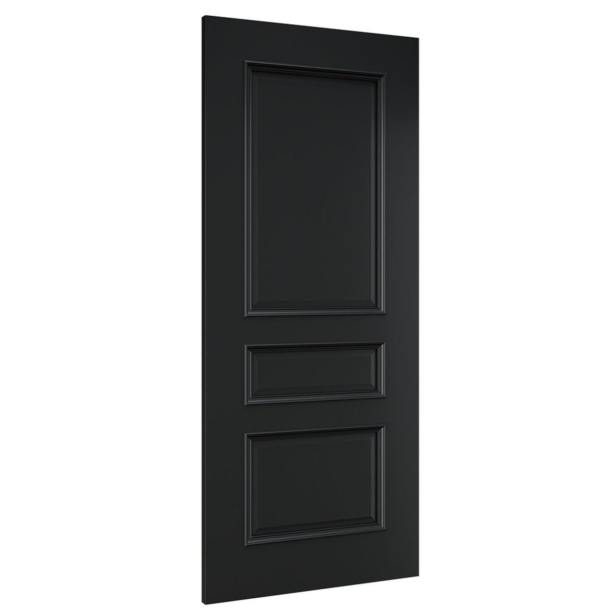 Deanta Windsor Black Prefinished Internal Fire Door - Lifestyle Image 1