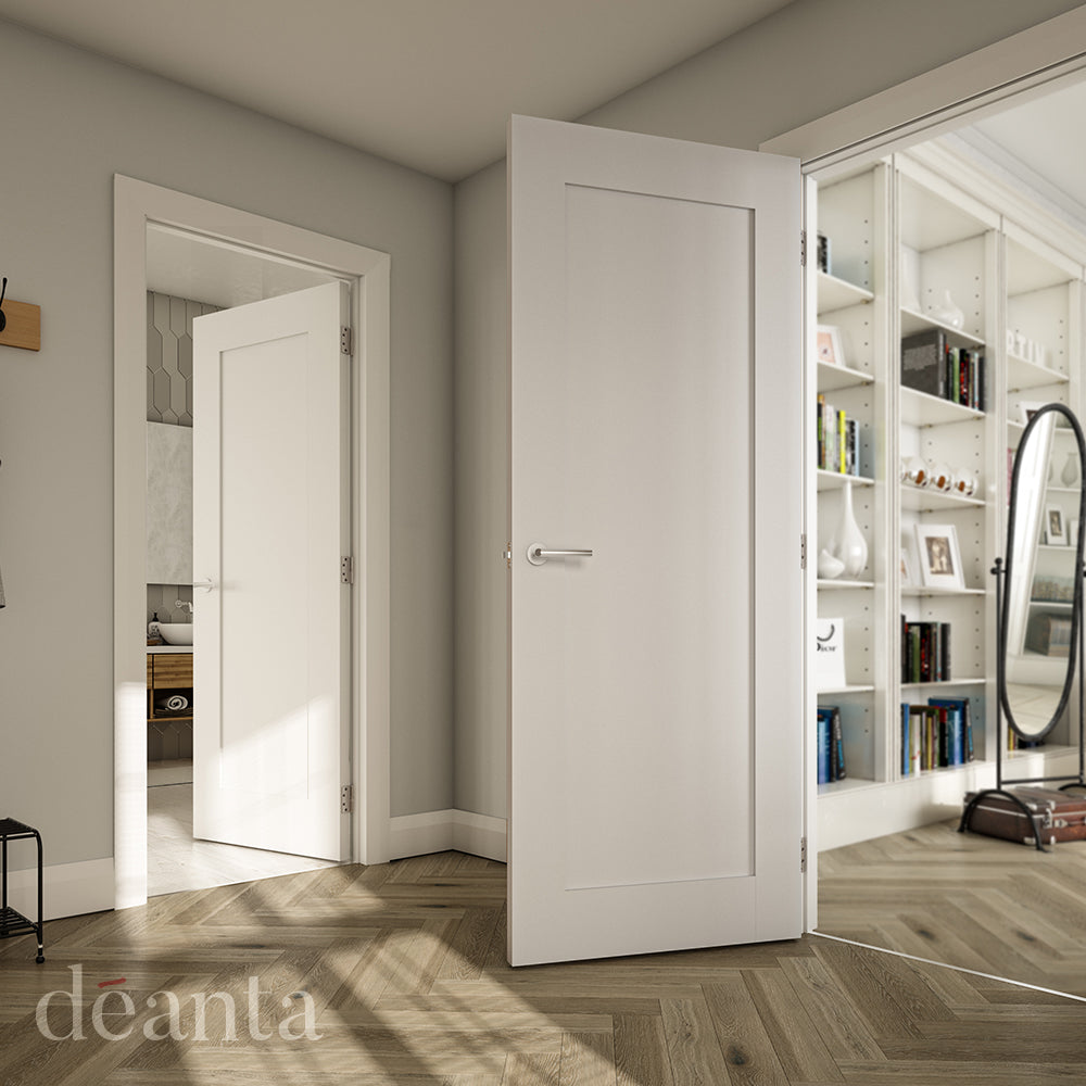 denver white primed internal door lifestyle image