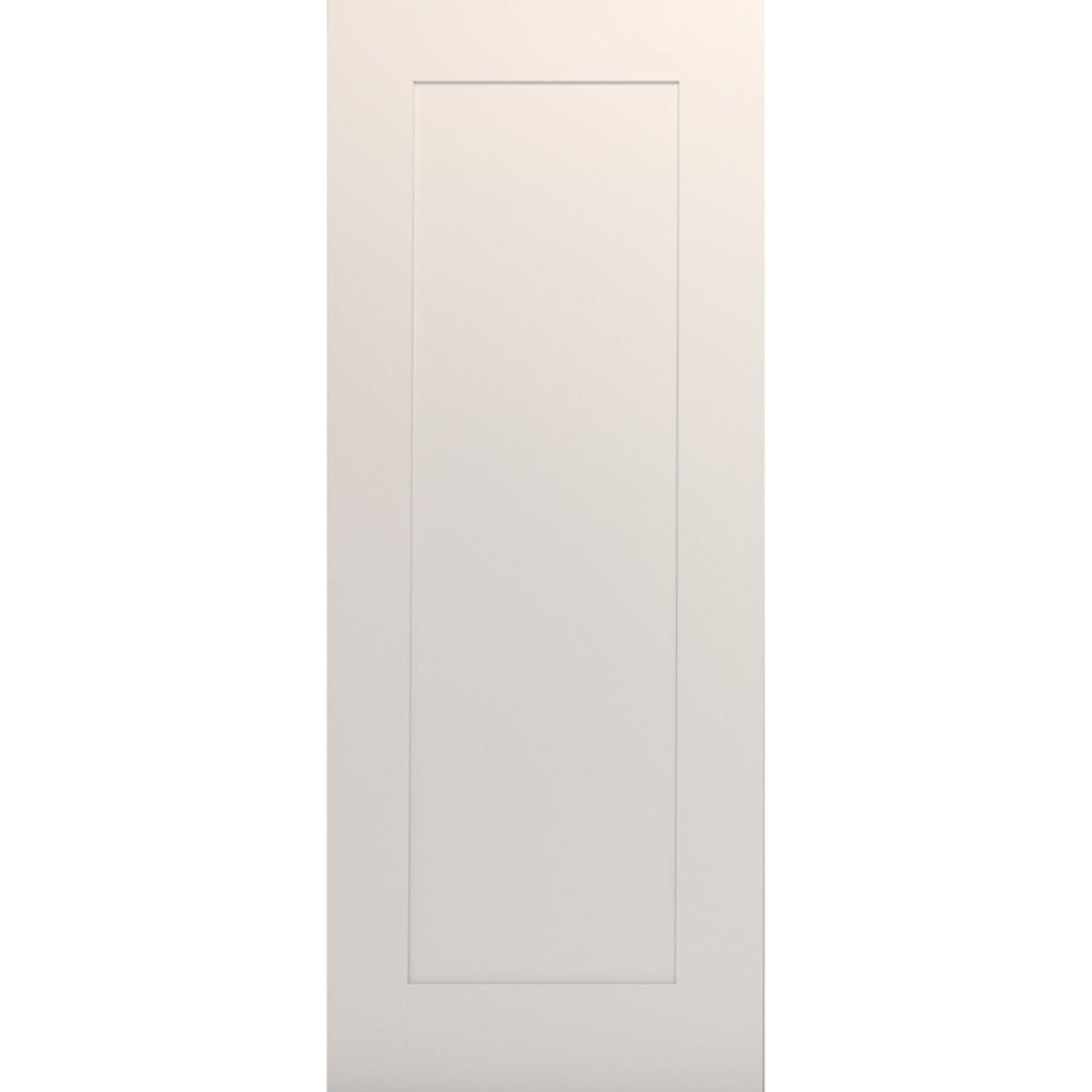 Product Denver white primed fire door on white background