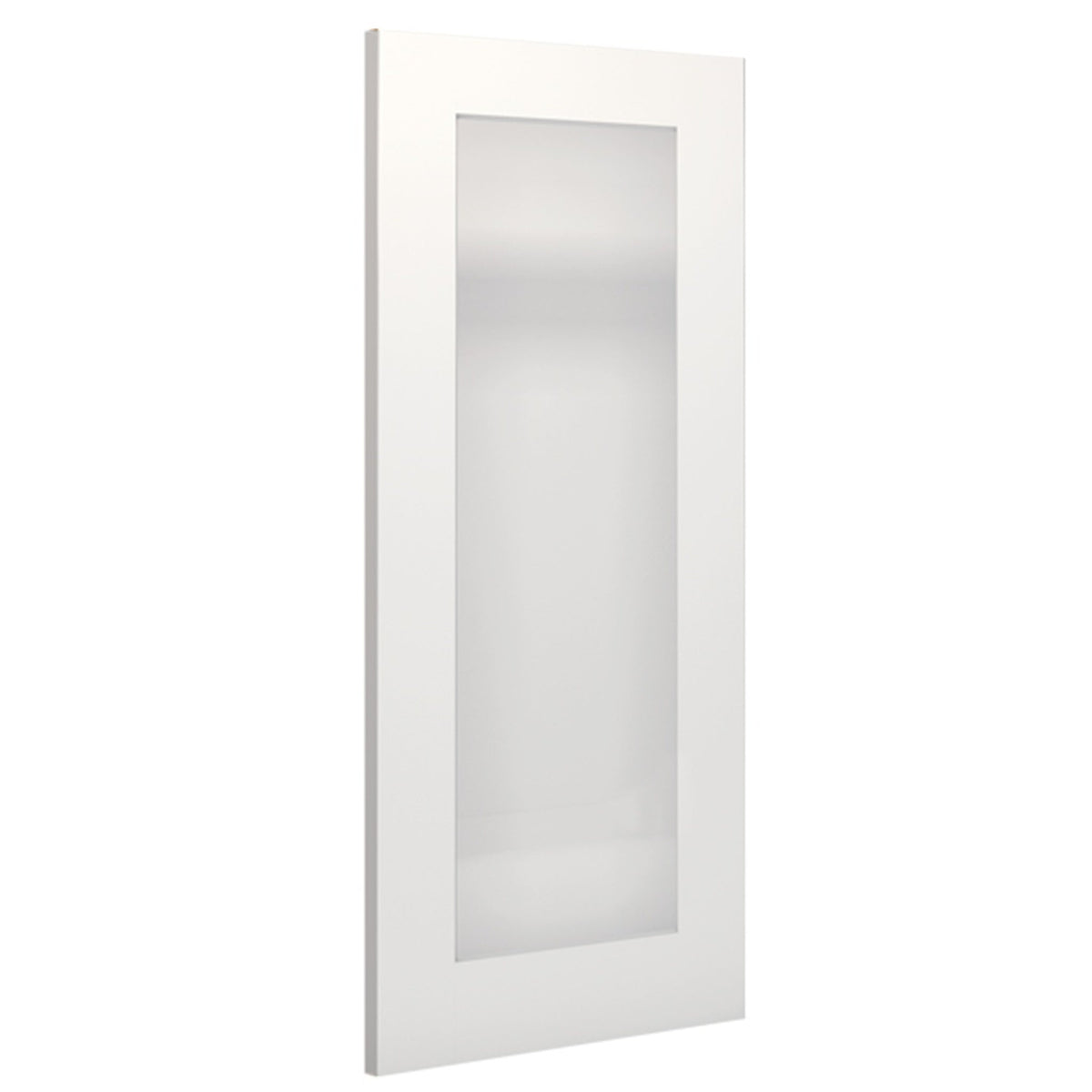 Denver White Primed Obscured Glazed Door - Lifestyle Image 1