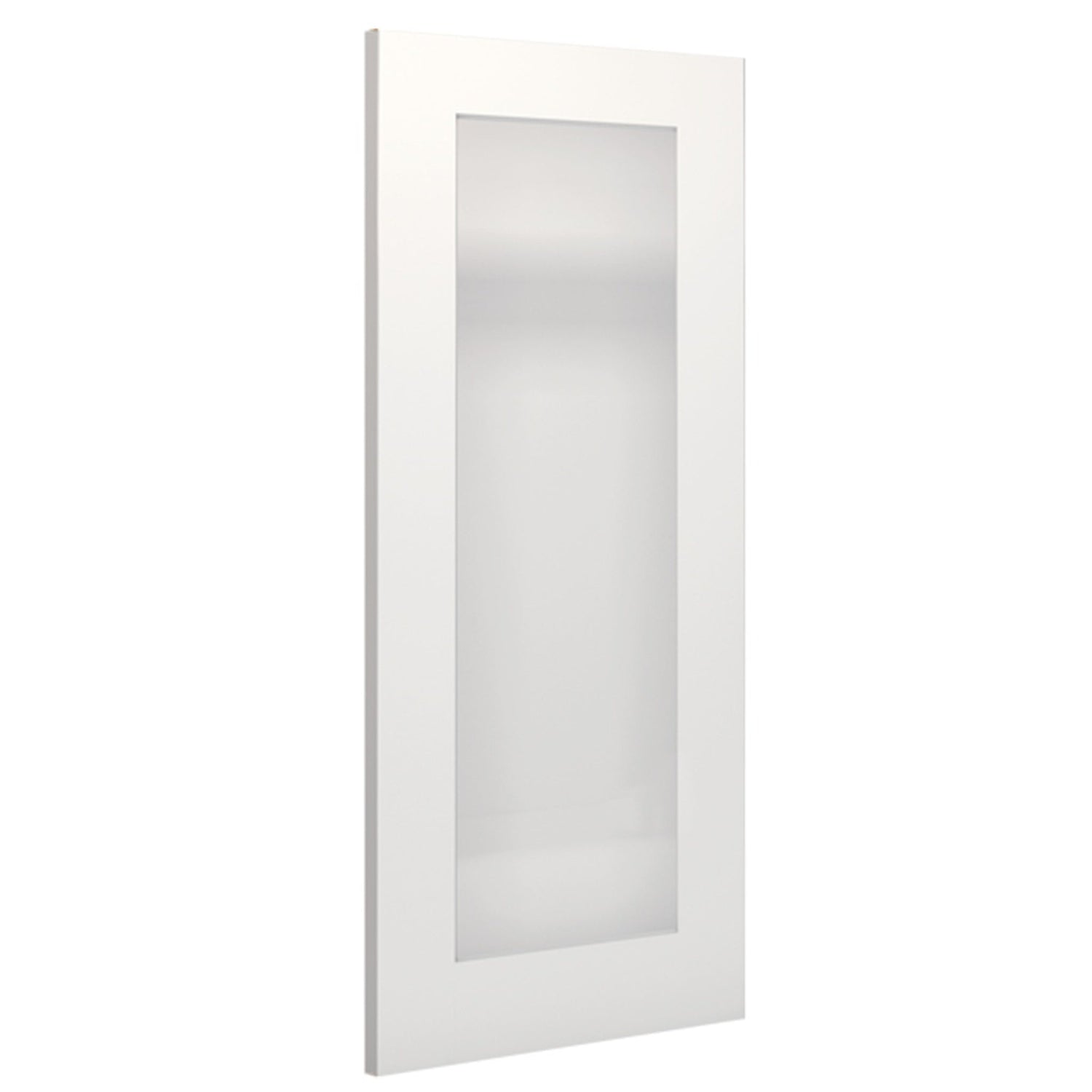 Denver White Primed Obscured Glazed Door - Lifestyle Image 1