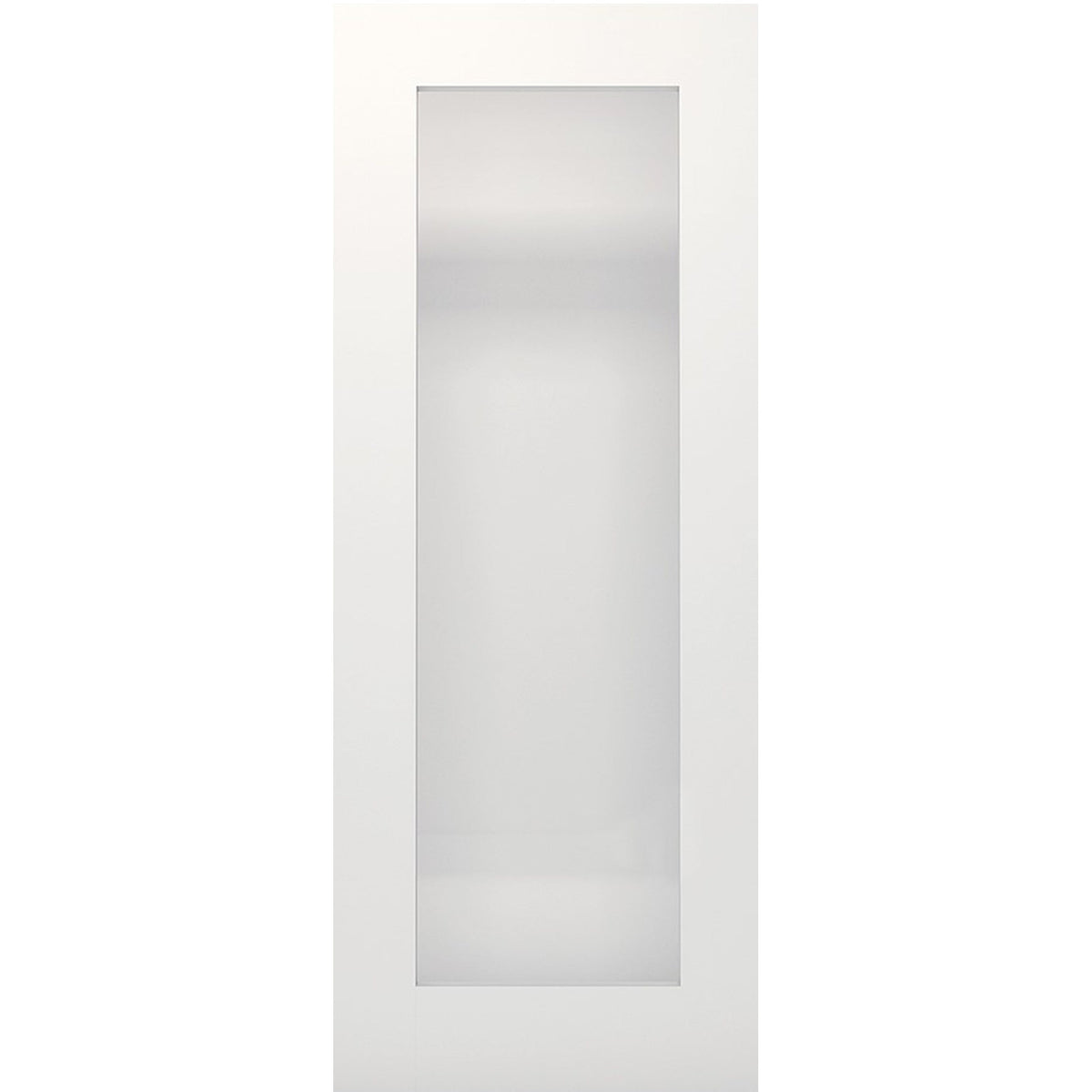 Denver White Primed Obscured Glazed Door - Main Product Image