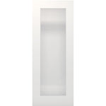 Denver White Primed Obscured Glazed Door - Main Product Image