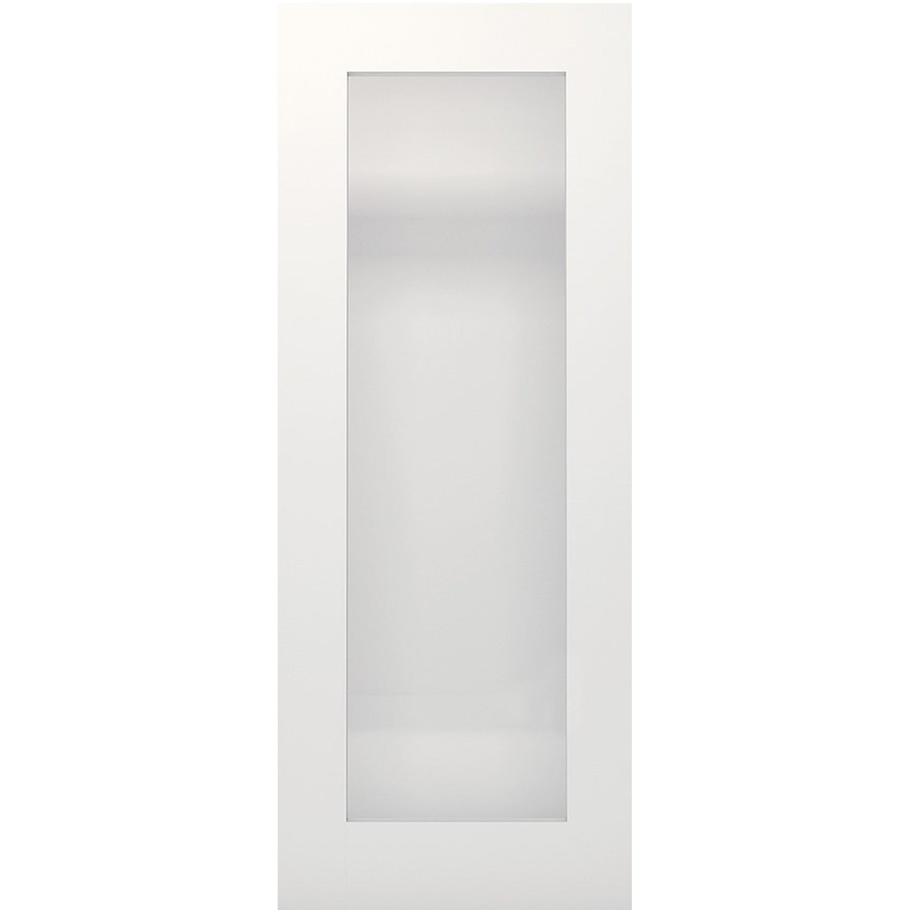 Denver White Primed Obscured Glazed Door - Main Product Image