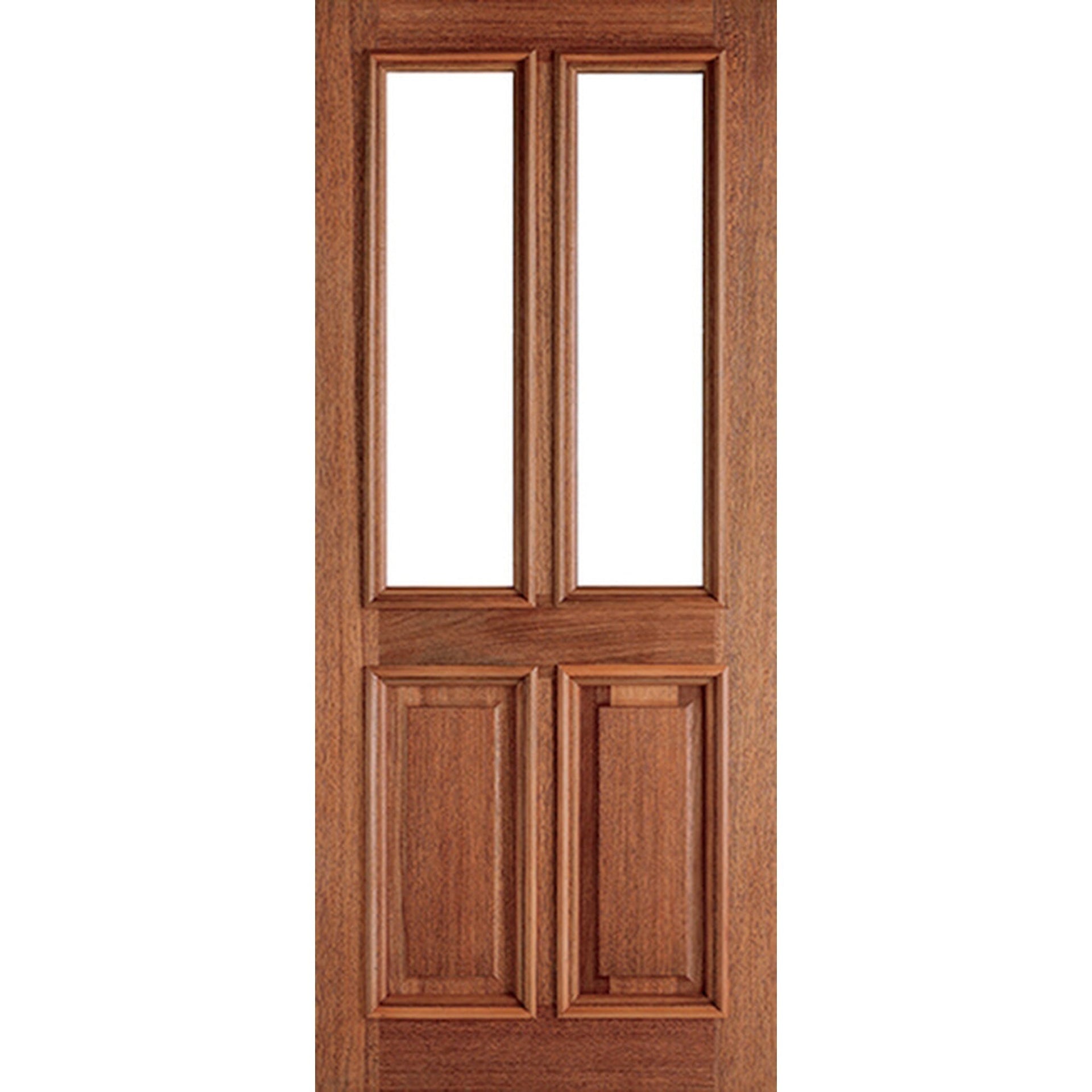Derby Unglazed 2L Hardwood External Door - Main Product Image