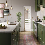 Downham White Primed 9L Clear Glazed Internal Door - Lifestyle Image 1