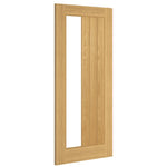 Ely Prefinished Oak 1SL Glazed Internal Door - Lifestyle Image 1