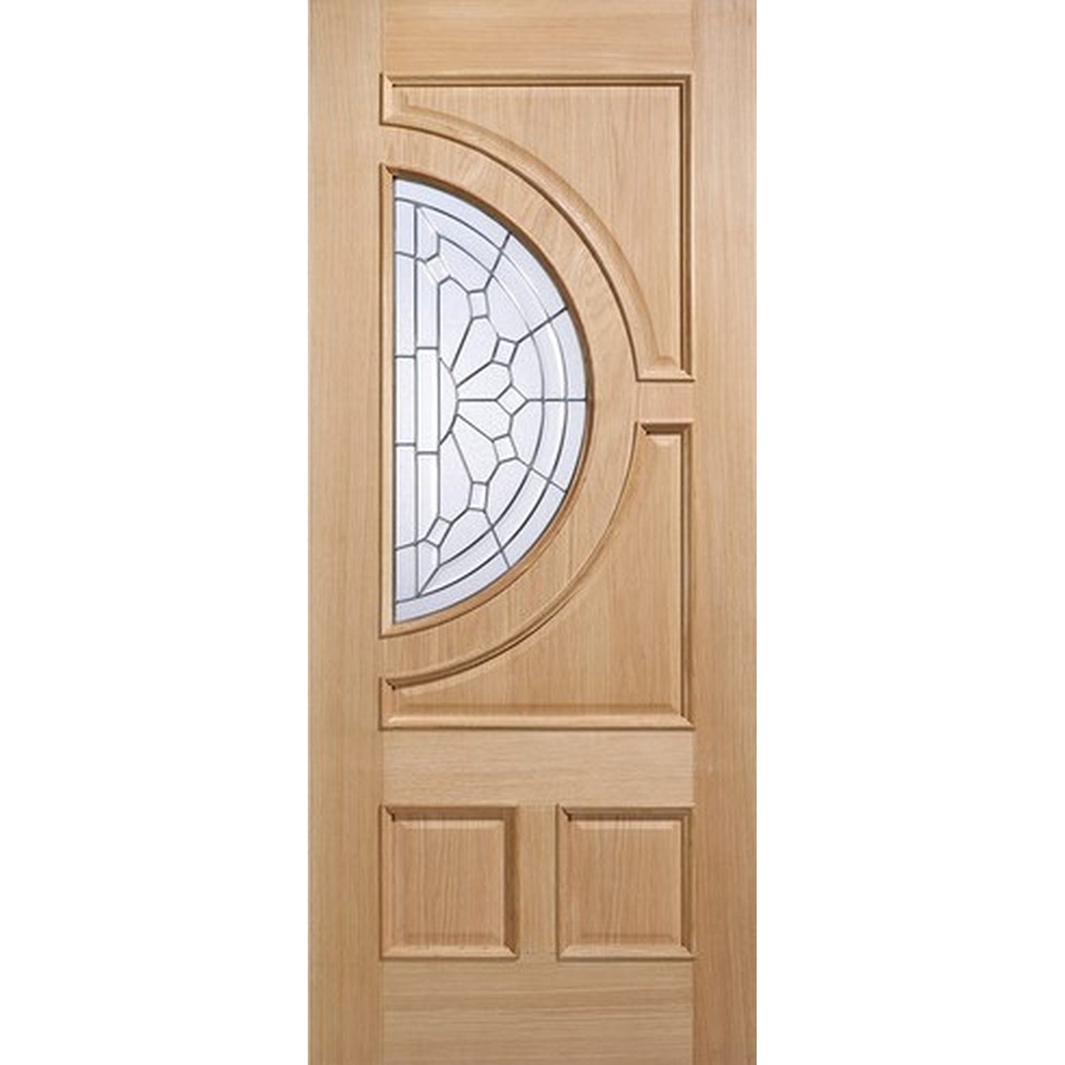 Empress Oak Glazed External Door - Lifestyle Image 1