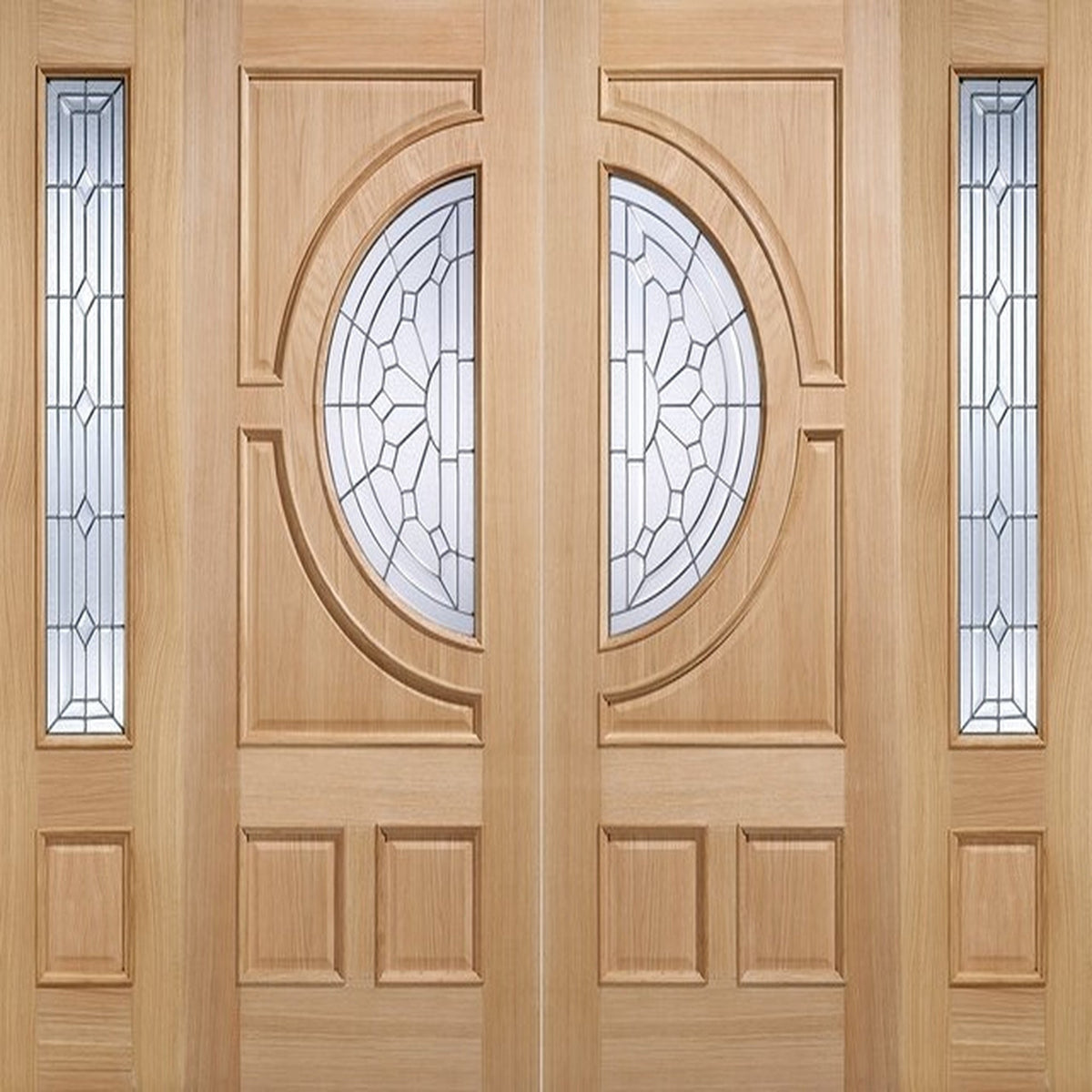 Empress Oak Glazed External Door - Lifestyle Image 3