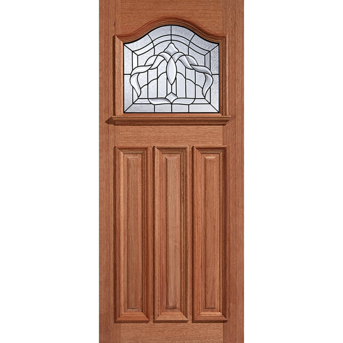 Estate Crown Leaded Glazed Hardwood External Door - Main Product Image