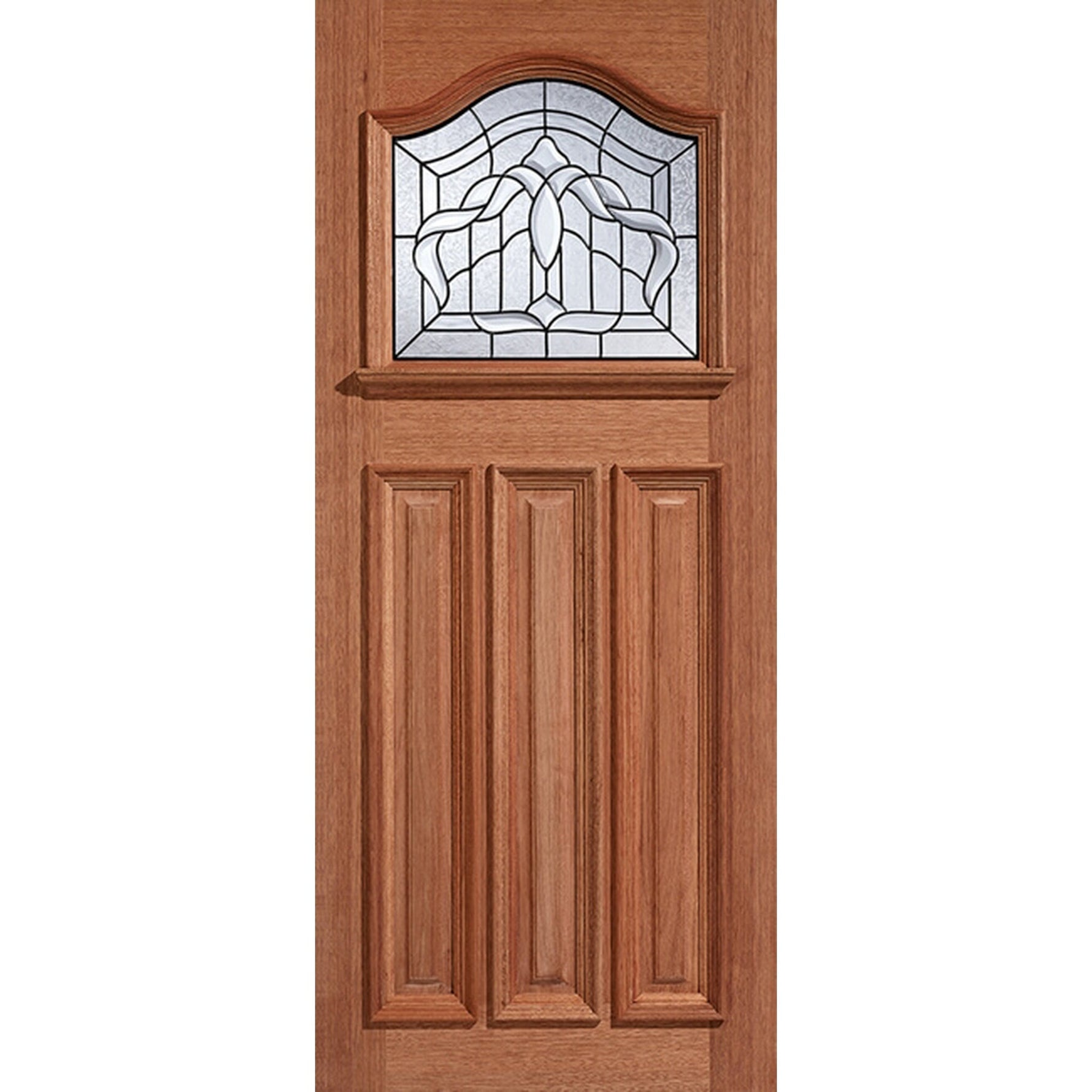 Estate Crown Leaded Glazed Hardwood External Door - Main Product Image