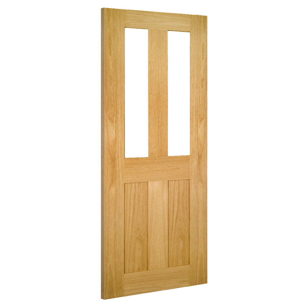 Buy Eton Flat Panel Glazed Oak Door online UK