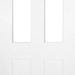 Eton Internal Engineered Primed White Glazed Door - Lifestyle Image 2