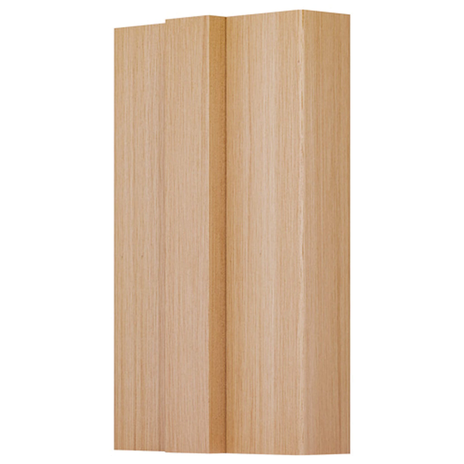 Product unfinished oak bifold frame kit with natural woodgrain finish