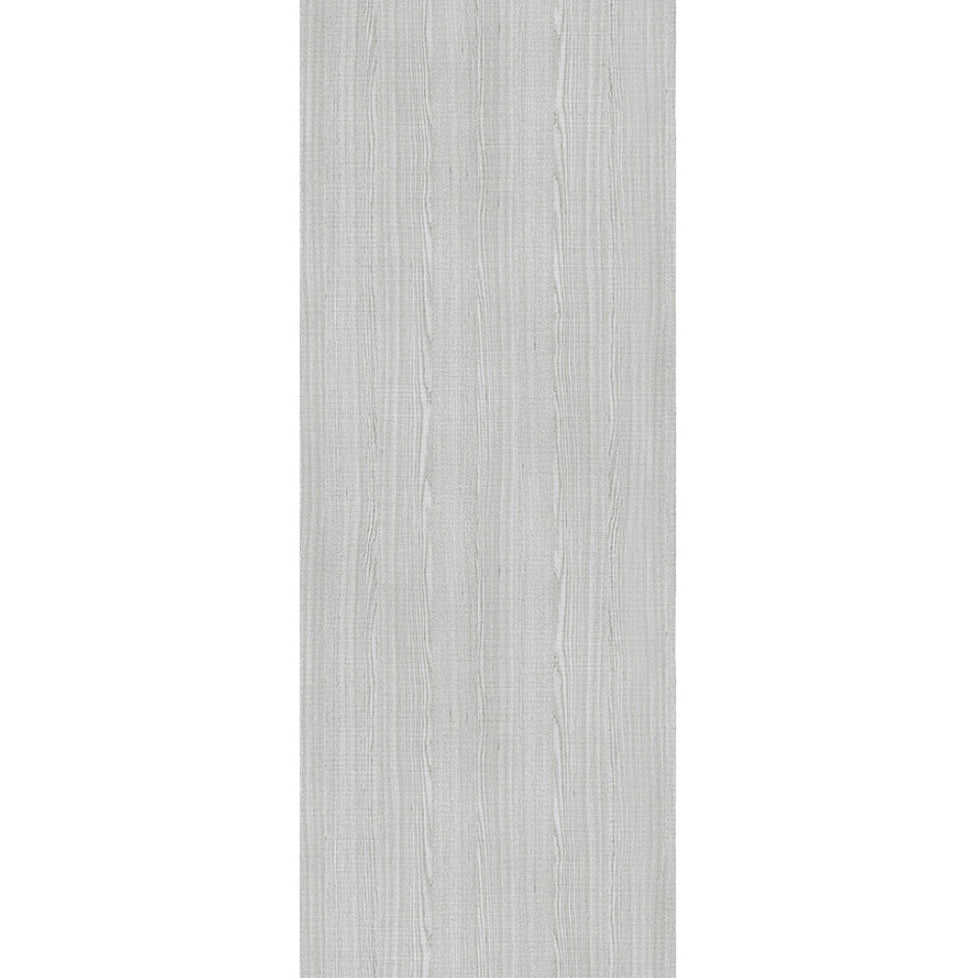 Light grey ash flush FD30 fire door, front view