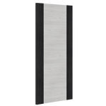 Product flush door light grey ash etched-glass internal door shown angled