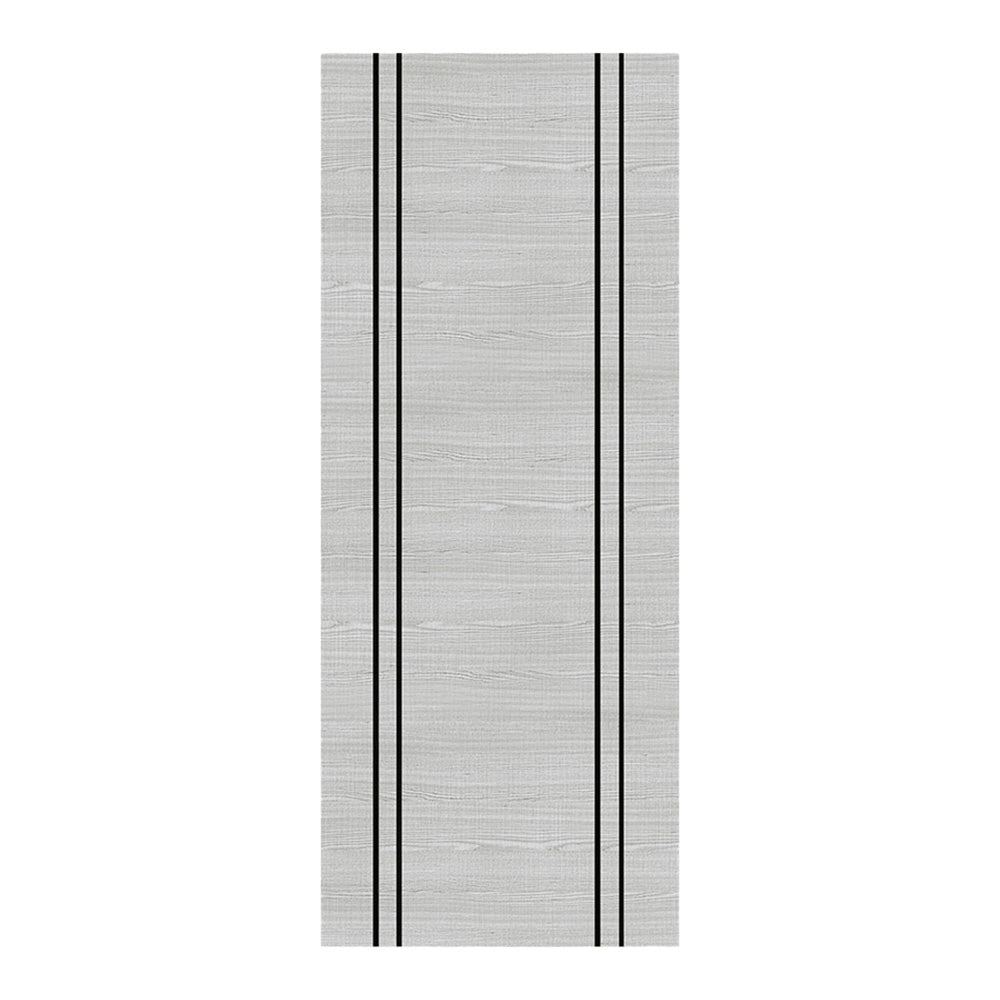 Light Grey Flush Vertical Inlay Prefinished Internal Door